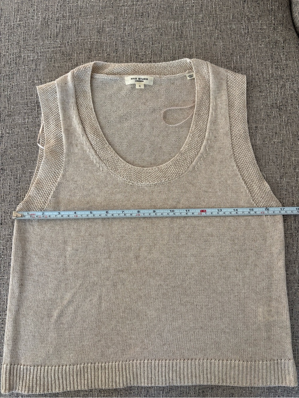 Max Studio Knit Shell Top - Picture 8 of 9